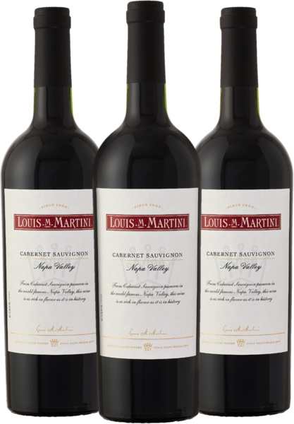 Louis M Martini Napa Valley Cabernet Sauvignon 2019 3-pack (limited 