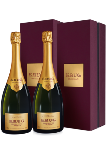 Krug Grande Cuvee 171eme Edition (With Gift Box) 2 Bottle Pack-139320