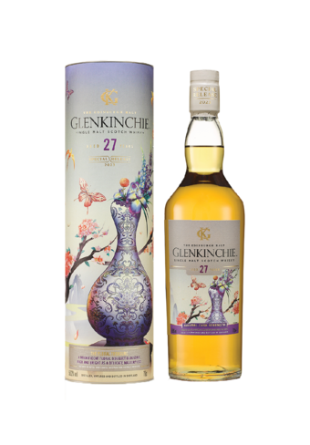 Glenkinchie 27 Year Old Single Malt Whisky - The Floral Treasure-137336