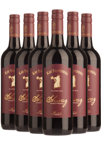 Kay Brothers Basket Pressed Shiraz 2021 - 6 Bottle Pack-139307