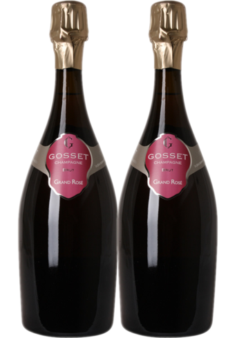 Gosset Grand Rose NV (Without Gift Box) - Twin Pack -462645