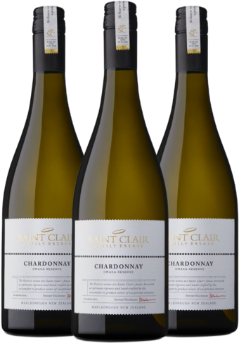 Saint Clair Omaka Reserve Chardonnay 2023 - 3 Bottle Pack-145352