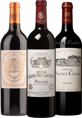 WW Pauillac 5eme Cru 2015 Mixed - 3 Bottle Pack (Limited time offer item – other promotion offers and W Rewards are not applicable)-BP_149718