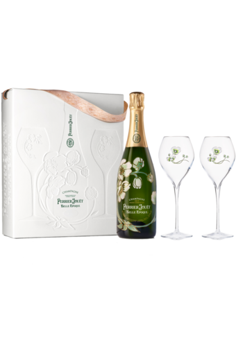 Perrier Jouet Belle Epoque 2015 Gift Set with 2 Glasses-327348