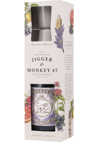 Monkey 47 Schwarzwald Dry Gin & Jigger Set - 50cl-349725