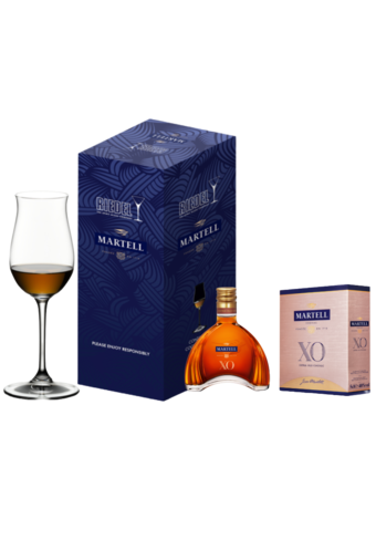 Martell XO Miniature + Tulip Glass-303158