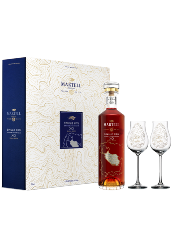 Martell Single Cru Grand Champagne XO with Tulip Glass Set-394521