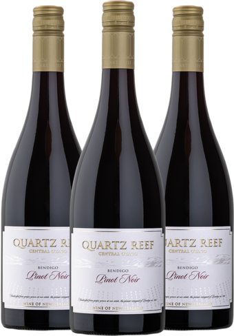 Quartz Reef Bendigo Pinot Noir 2022 - 3 Bottle Pack-196217