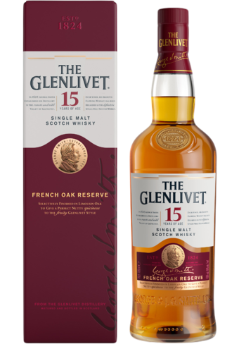 The Glenlivet 15 Year Old French Oak Reserve Single Malt Scotch Whisky-195853