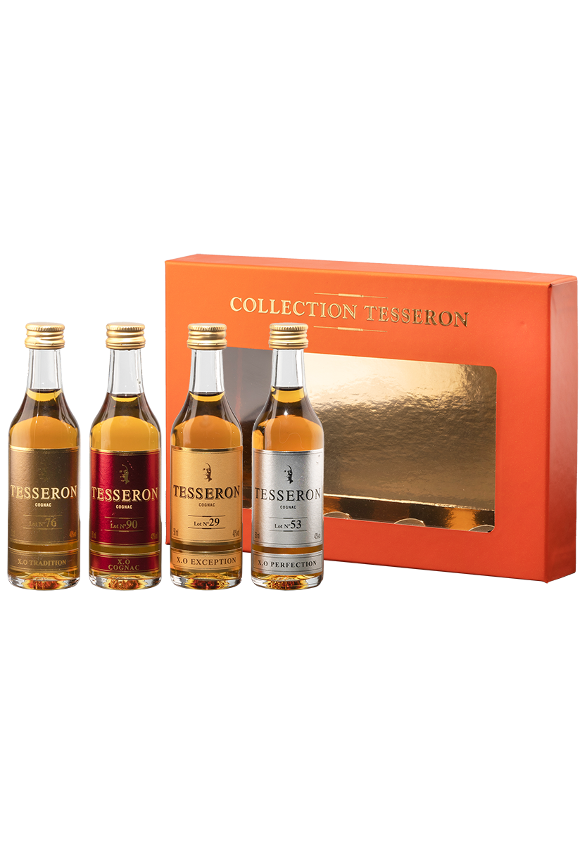 Cognac Tesseron Collection Miniatures (4x5cl)-106220