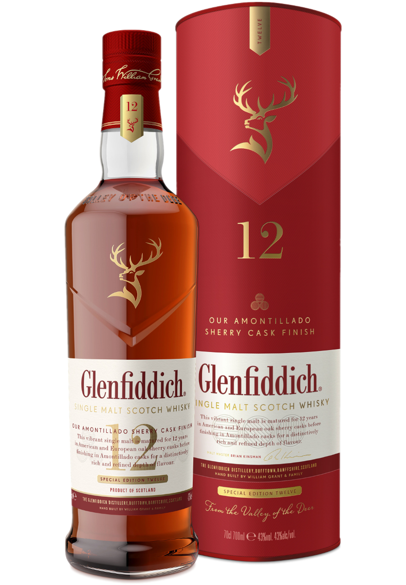 Glenfiddich 12 Years Old Sherry Cask Whisky-126341